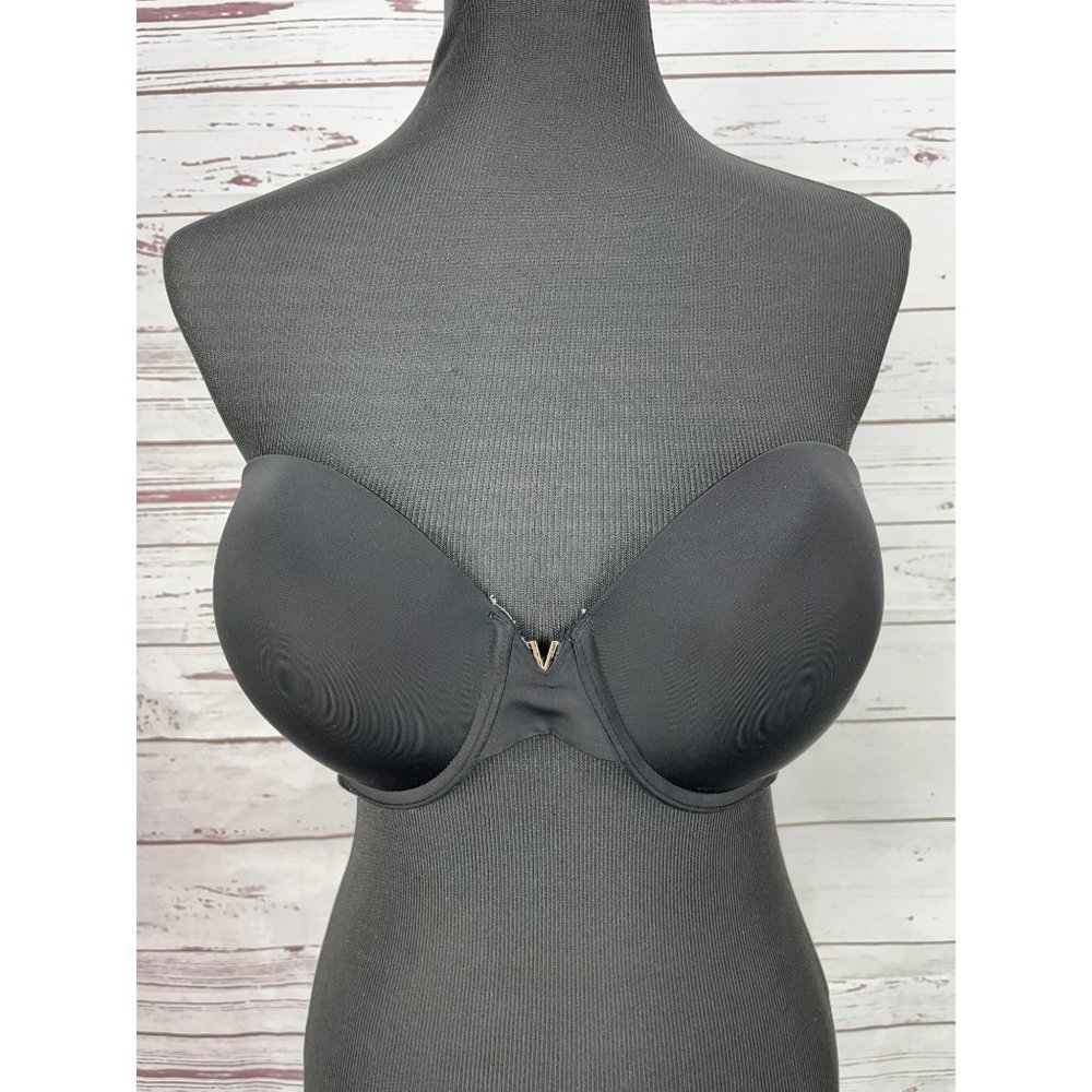 Love Cloud Black Push-Up Plunge Victoria's Secret Multi-Way Body Crop Wired Bra
